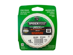 SpiderWire - Stealth Smooth 8 Carrier MOSS GREEN 125yards - 15LB - Braided/PE Line | Eastackle