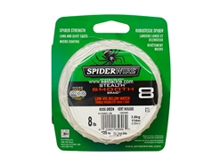 SpiderWire - Stealth Smooth 8 Carrier MOSS GREEN 125yards - 8LB - Braided/PE Line | Eastackle