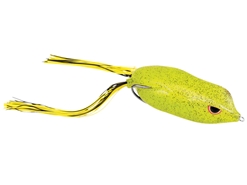 SPRO - Bronzeye Frog King Daddy - YELLOW SPARKLE - Floating Hollow Body Frog Bait