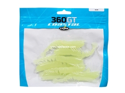Storm - 360GT Coastal Shrimp 4" - GLOW - Soft Plastic Shrimp Bait 