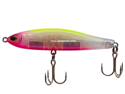 Storm - So-Run SRSP80S - CLEAR PINK HEAD CHARTREUSE - Sinking Pencil Bait | Eastackle