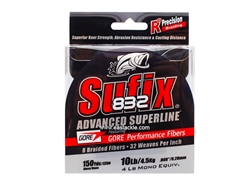 Sufix - 832 Advanced Superline 150yds - 10LB / GHOST - Braided/PE Line | Eastackle