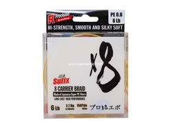 Sufix - X8 - 150yds - 4LB / HOT YELLOW - Braided/PE Line | Eastackle