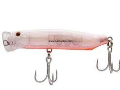 Tackle House - Contact Feed Popper 100 - PEARL BACK ORANGE BELLY CLEAR HG | Floating Popper | Eastackle