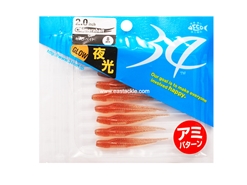 Thirty34Four - Chimerabait 2" - GLOW ORANGE - Aji Soft Plastic Creature Bait | Eastackle