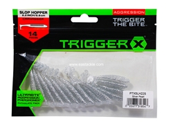 Trigger X - Slop Hopper PTXSLH22 2.- 2in - SILVER PEARL - Soft Plastic Swim Bait