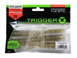 Trigger X - Slop Hopper PTXSLH35 - 3.5in - CHARTREUSE PEARL UV - Soft Plastic Swim Bait | Eastackle