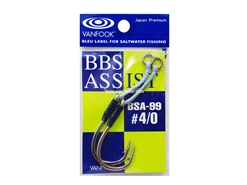 Vanfook - BLUE BACK SHOOT BSA-99 - #4/0 - Assist Jigging Hook | Eastackle