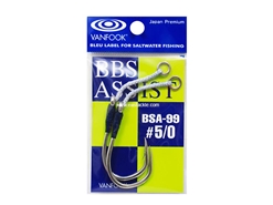 Vanfook - BLUE BACK SHOOT BSA-99 - #5/0 - Assist Jigging Hook | Eastackle