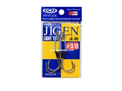 Vanfook - JIGEN LIGHT TWIN JL-45 - #3/0 - Twin Assist Jigging Hooks | Eastackle