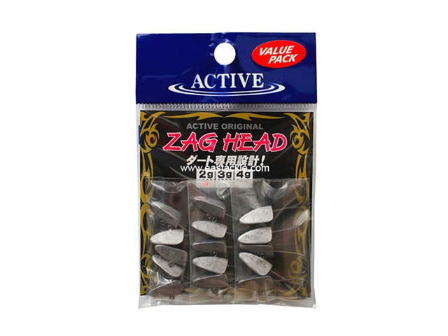 Active - Zag Head 2grams - Jighead (Value Pack) | Eastackle