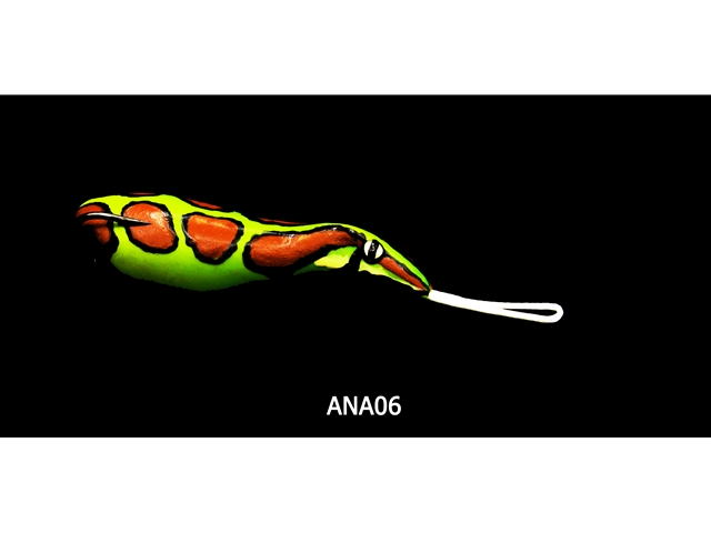 An Lure - Anaconda - LIME - Floating Frog Bait | Eastackle