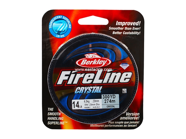 Berkley - FireLine Fused Crystal 300yds - 14LB - Braided/PE Line | Eastackle
