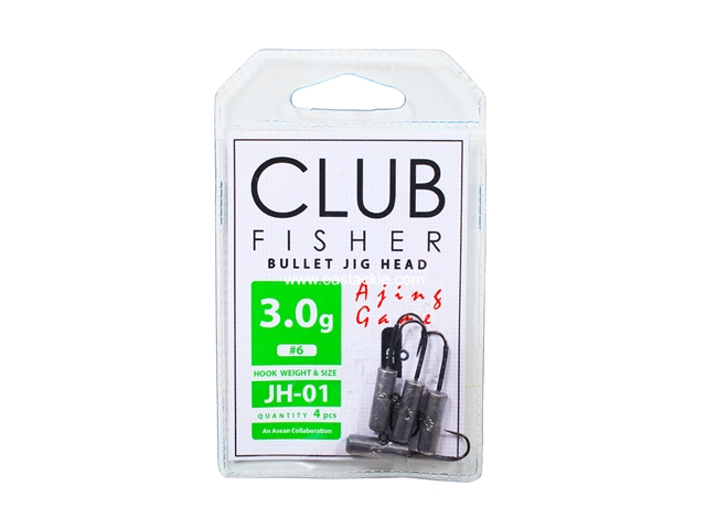 Club Fisher - Bullet Jighead JH-01-1788-#6-3.0g