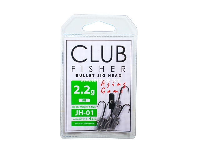 Club Fisher - Bullet Jighead JH-01-1788-#8-2.2g