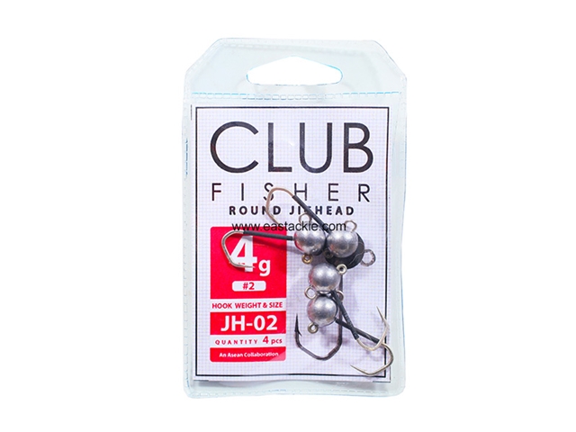 Club Fisher - Round Jighead JH-02-7150 - #2 - 4grams | Eastackle