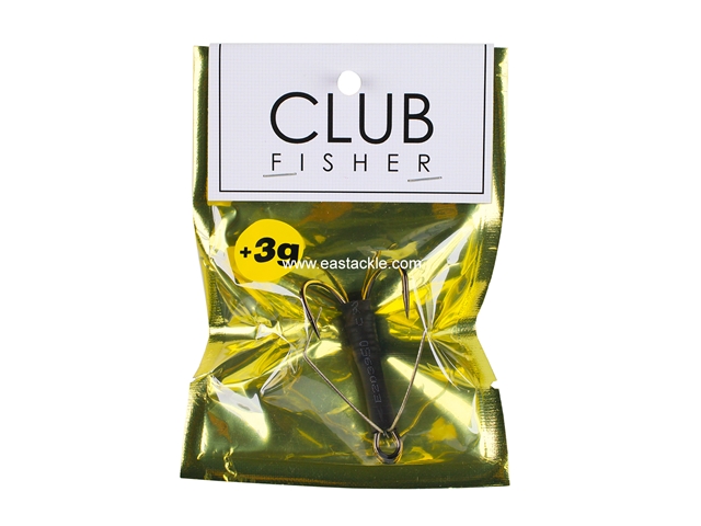 Club Fisher - Weighted Double Frog Hook (with Weed Guard) - #6/0 - 3grams | Eastackle