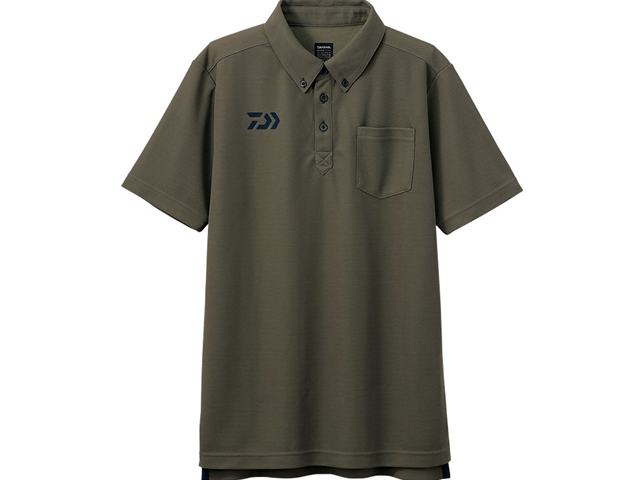 Daiwa - 2019 Button Down Polo Shirt - DE-6507 - KHAKI - Men's L Size | Eastackle