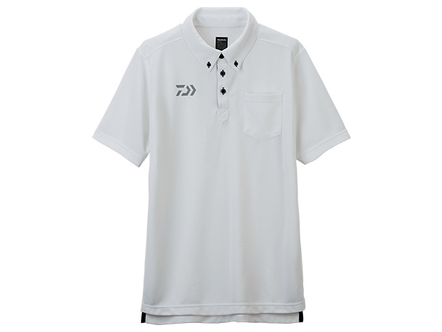 Daiwa - 2019 Button Down Polo Shirt - DE-6507 - WHITE - Men's 2XL Size | Eastackle
