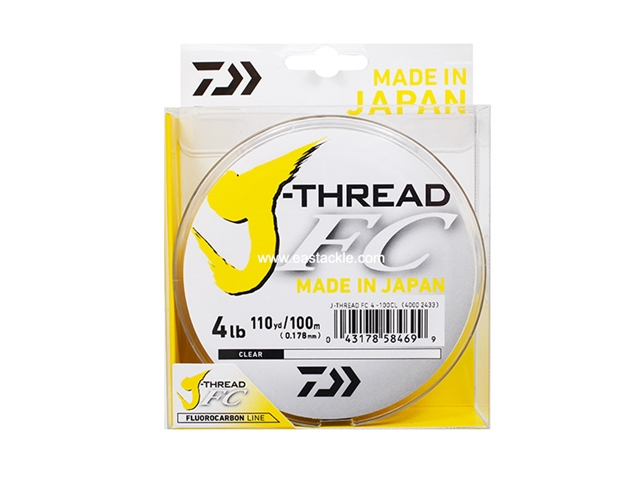 Daiwa - J-Thread FC - 4lbs - 100m - Fluorocarbon Leader