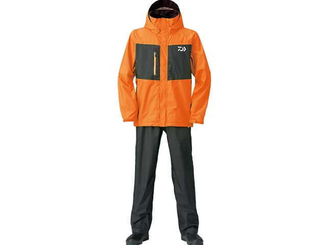 Daiwa - Rain Max Rain Suit - DR-36008 - FRESH ORANGE - Men's 3XL Size | Eastackle