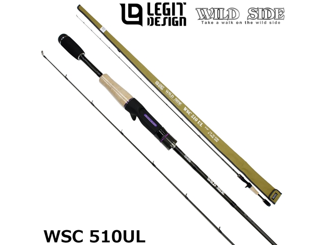 Legit Design - Wild Side WSC510UL - Bait Finesse Casting Rod | Eastackle