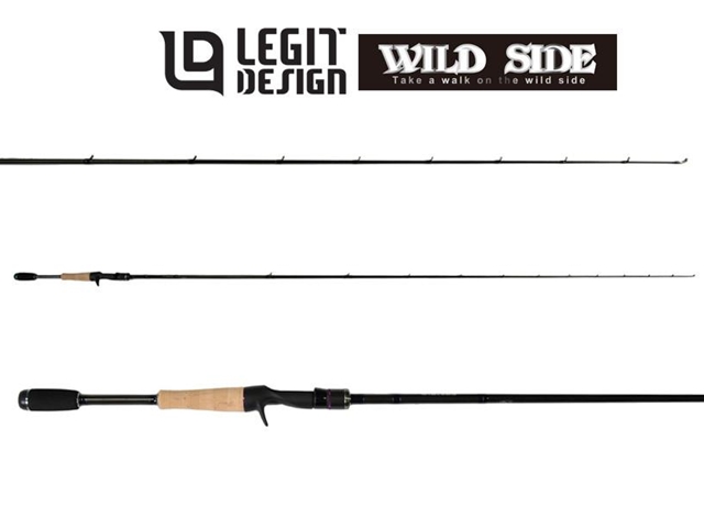 Legit Design - Wild Side WSC63MH Short Concept - Bait Casting Rod | Eastackle