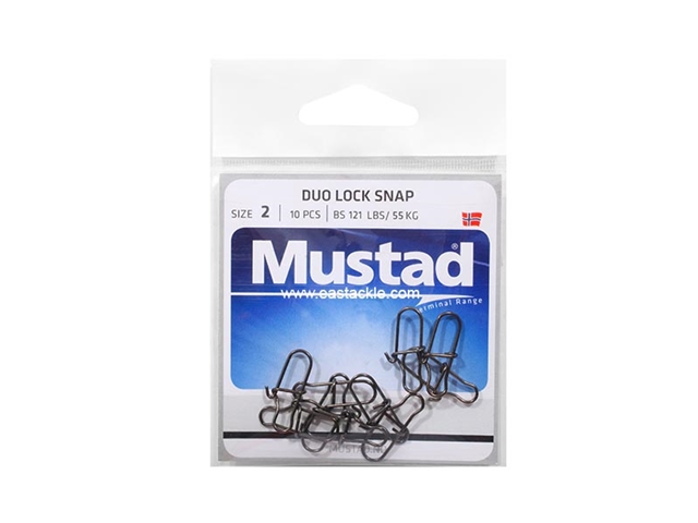 Mustad - Duo Lock Snap - #2 | Eastackle