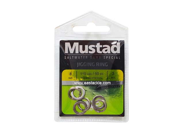 Mustad - MA105-SS Jigging Ring - Size 8 | Eastackle