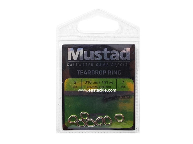 Mustad - Teardrop Ring - Size S | Eastackle