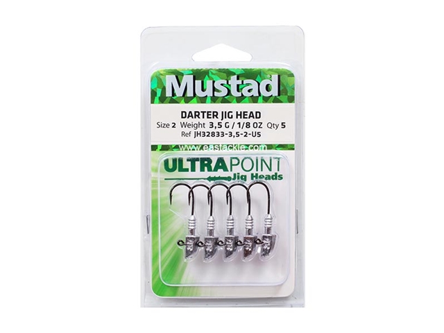 Mustad - Ultra Point Darter Jig Head - #2 - 3.5grams | Eastackle