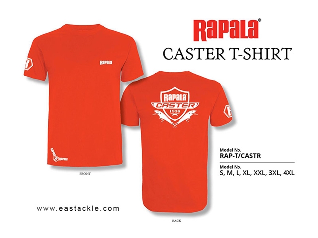 Rapala - CASTER Series T-Shirt - RED - L | Eastackle
