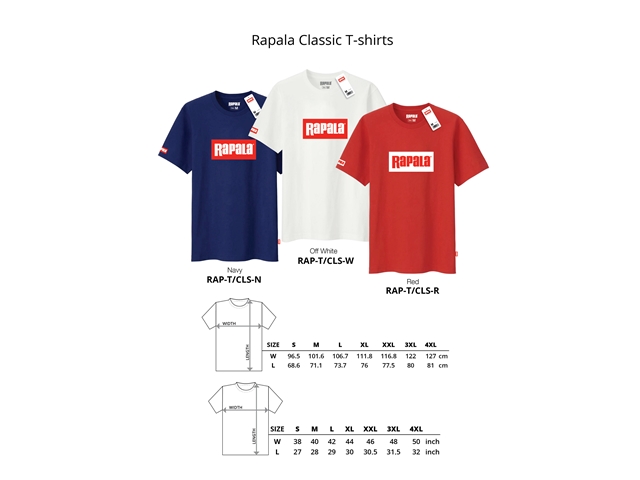 Rapala - CLASSIC Series T-Shirt - BLUE - M | Eastackle