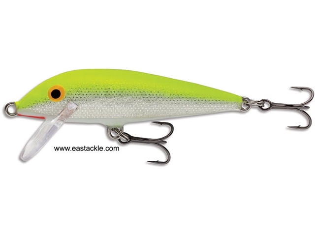 Rapala - Countdown CD03 - SILVER FLUORESCENT CHARTREUSE - Sinking Minnow | Eastackle