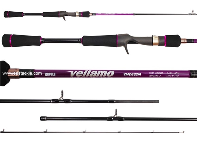 Rapala - Vellamo - VMC632M - Bait Casting Rods | Eastackle.com