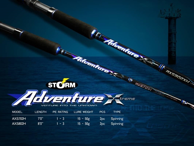 Storm - 2019 Adventure Xtreme - AXS702H - Spinning Rod | Eastackle