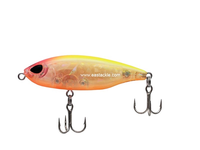 Storm - Gomoku Pencil GP45F - CLEAR PINK HEAD CHARTREUSE - Floating Finesse Pencil Bait | Eastackle