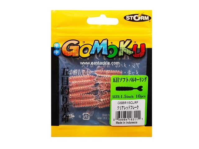Storm - Gomoku Soft Bulky Ring GSBR15 - 1.5in - CLRF - Micro Soft Plastic Swim Bait | Eastackle