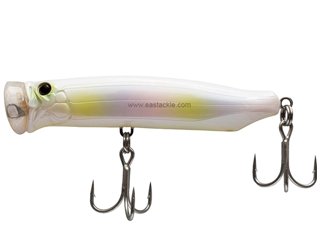 Tackle House - Contact Feed Popper 100 - PEARL RAINBOW GLOW BELLY | Floating Popper | Eastackle
