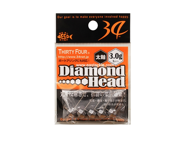 Thirty34Four - Diamond Head 3.0grams - Jigheads | Eastackle