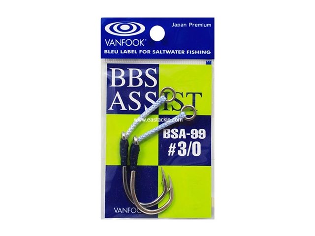 Vanfook - BLUE BACK SHOOT BSA-99 - #3/0 - Assist Jigging Hook | Eastackle