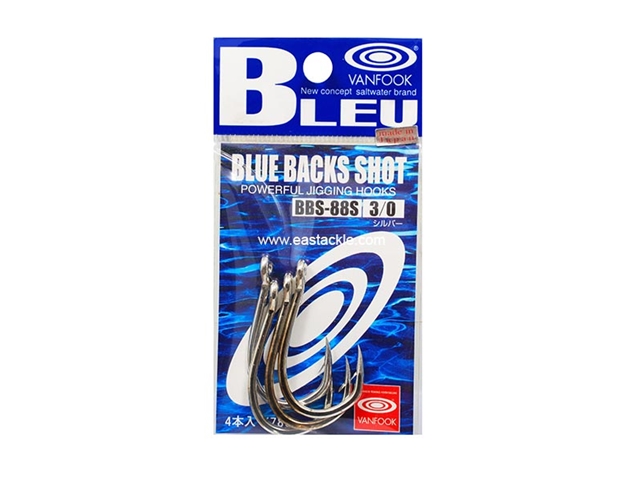 Vanfook - BLUE BACKS SHOOT BBS-88S - #3/0 - Big Game Jigging Hooks | Eastackle