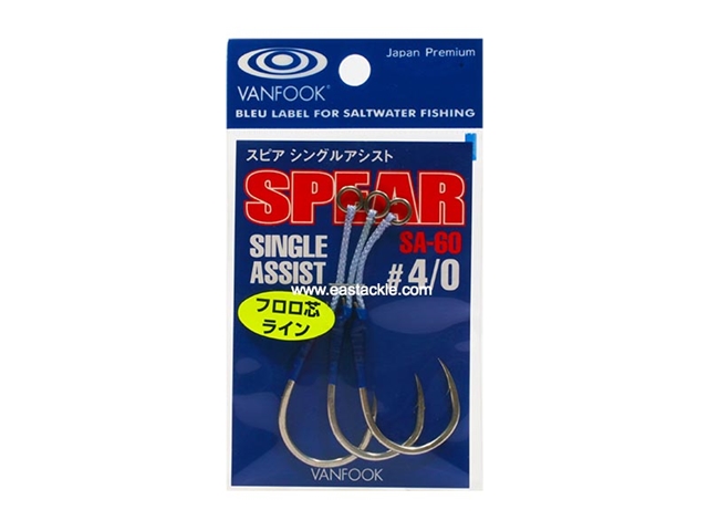 Vanfook - SPEAR SINGLE ASSIST SA60 - #4/0 - Assist Jigging Hook | Eastackle