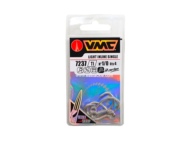 VMC - 7237TI #6 - Light Inline Single Hook | Eastackle