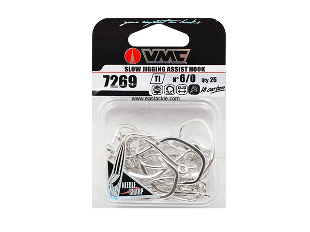 VMC - 7269TI - #6/0 - Slow Jigging Hooks | Eastackle