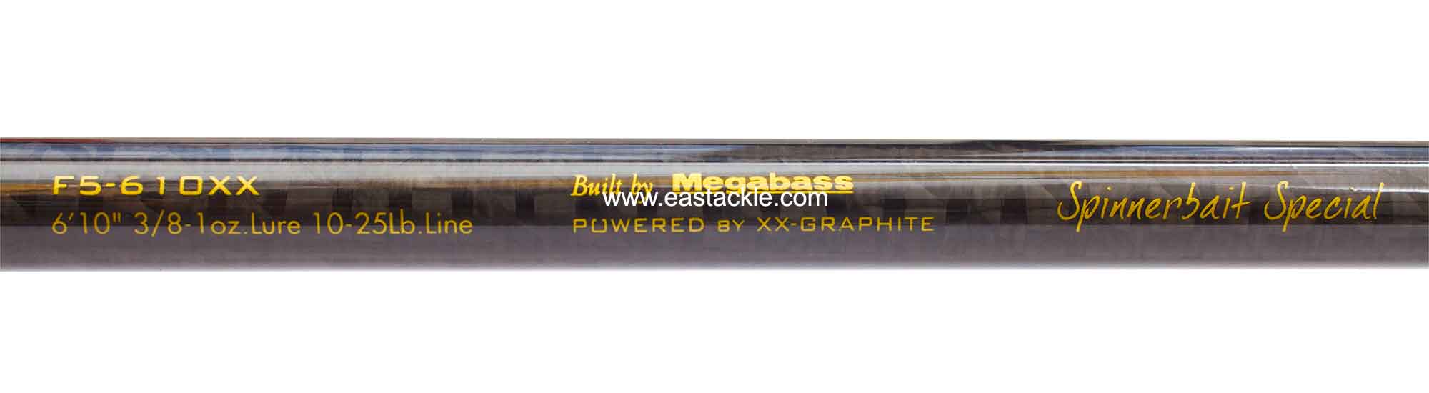 Megabass - Orochi XX - F5-610XX - SPINNERBAIT SPECIAL - Bait Casting Rod - Blank Specifications
