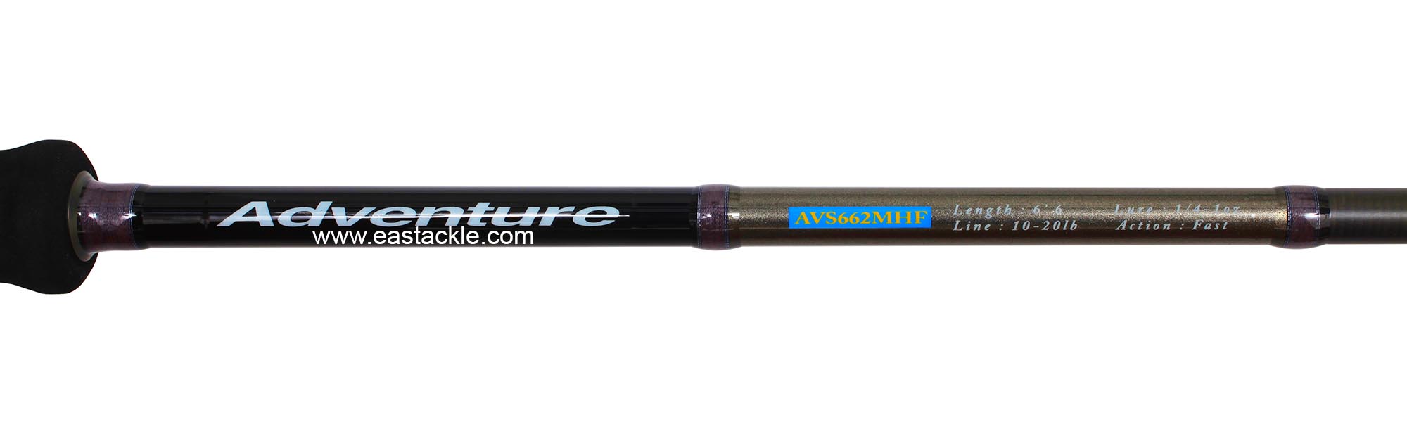Storm - Adventure AVS662MHF - Spinning Rod - Blank Specifications (Top View) | Eastackle