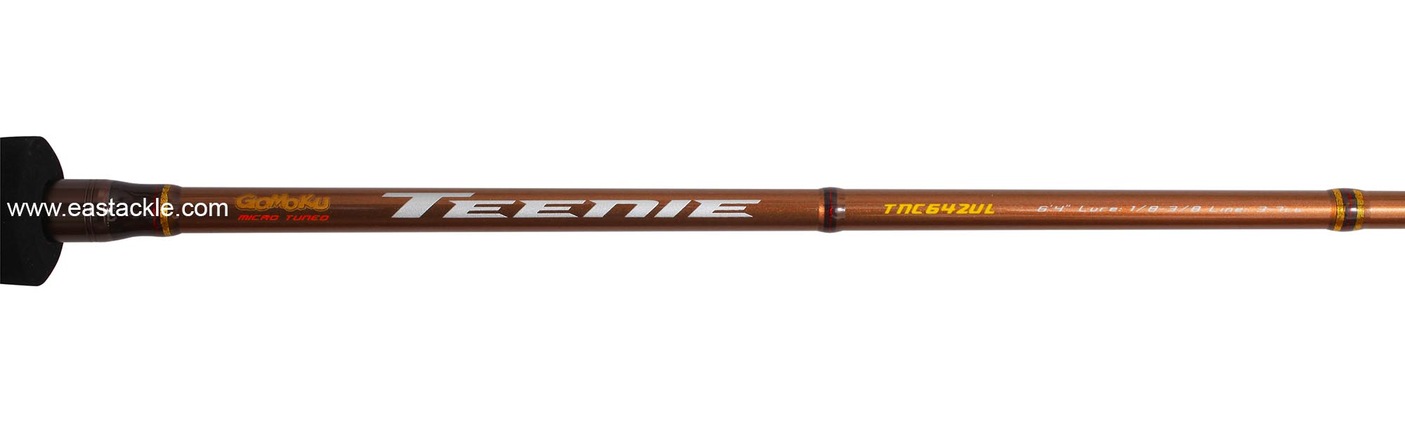 Storm - Teenie - TNC642UL - Bait Casting Rod - Logo and Blank Specifications (Top View) | Eastackle