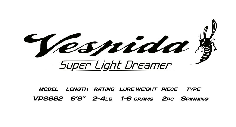 Rapala - Super Light Dreamer - Vespida - Spinning Rod - Specifications | Eastackle