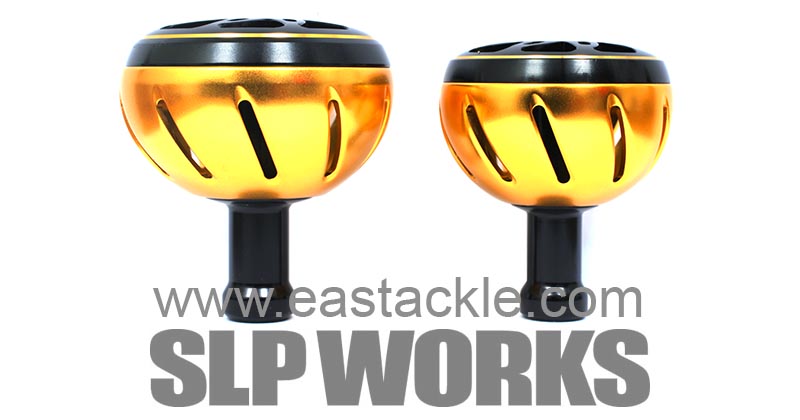 Daiwa - SLP Works - Aluminium Knobs - GOLD (Large & Medium) - Dress Up Parts | Eastackle
